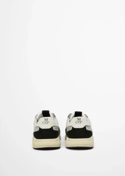 Sneaker Model Josef aus Mesh und Veloursleder