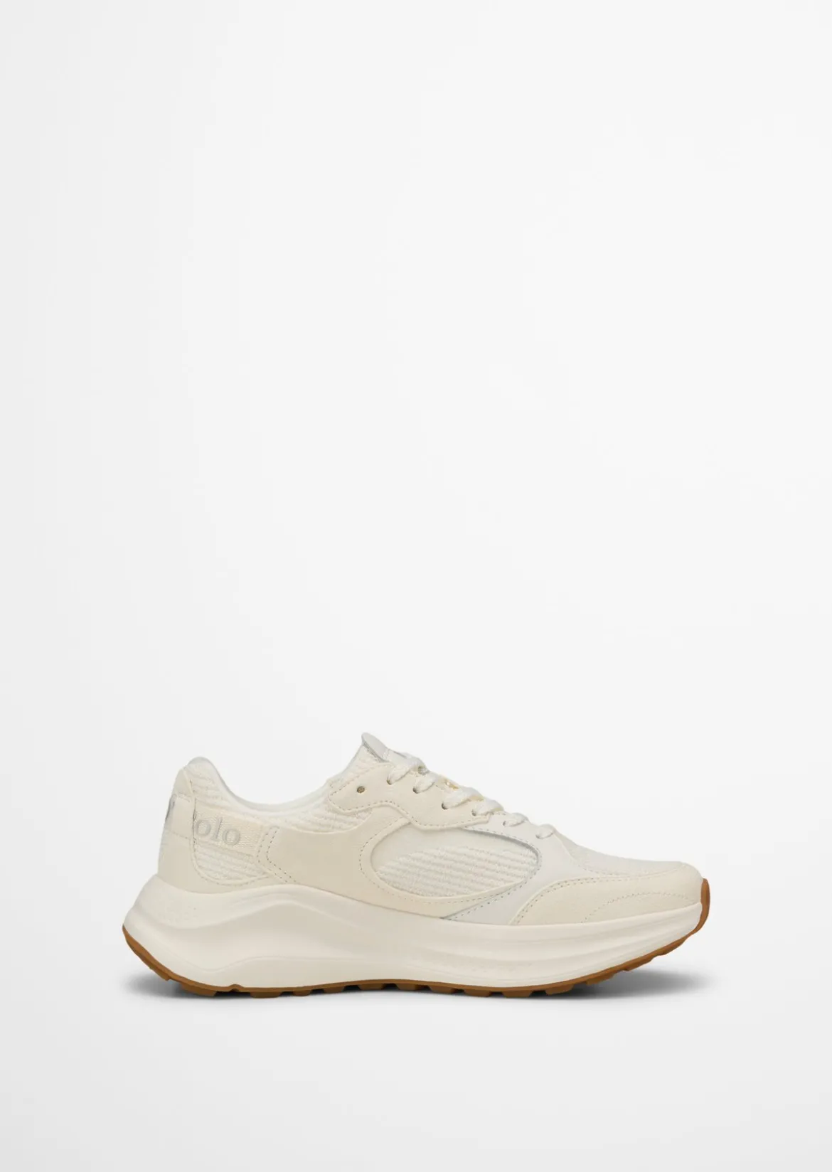 Sneaker Model Liv aus Rindleder mit Mesh-Einsatz
