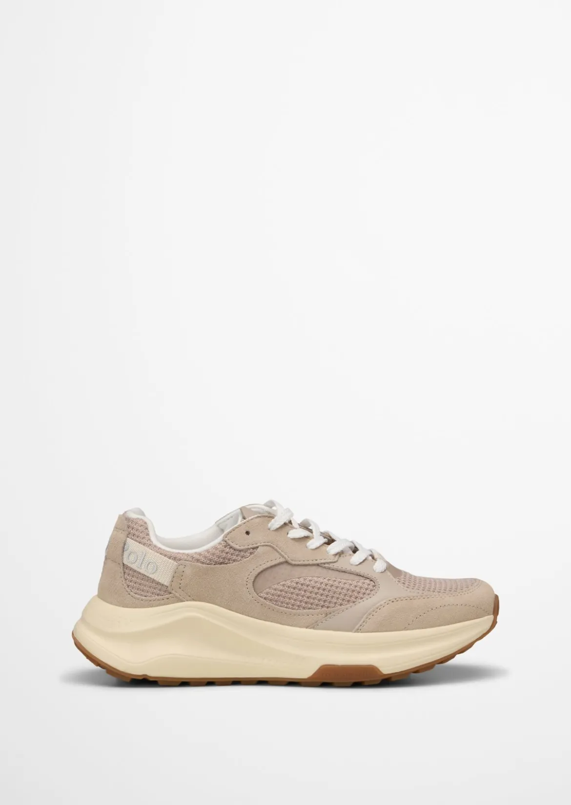Sneaker Model Liv aus Rindleder mit Mesh-Einsatz