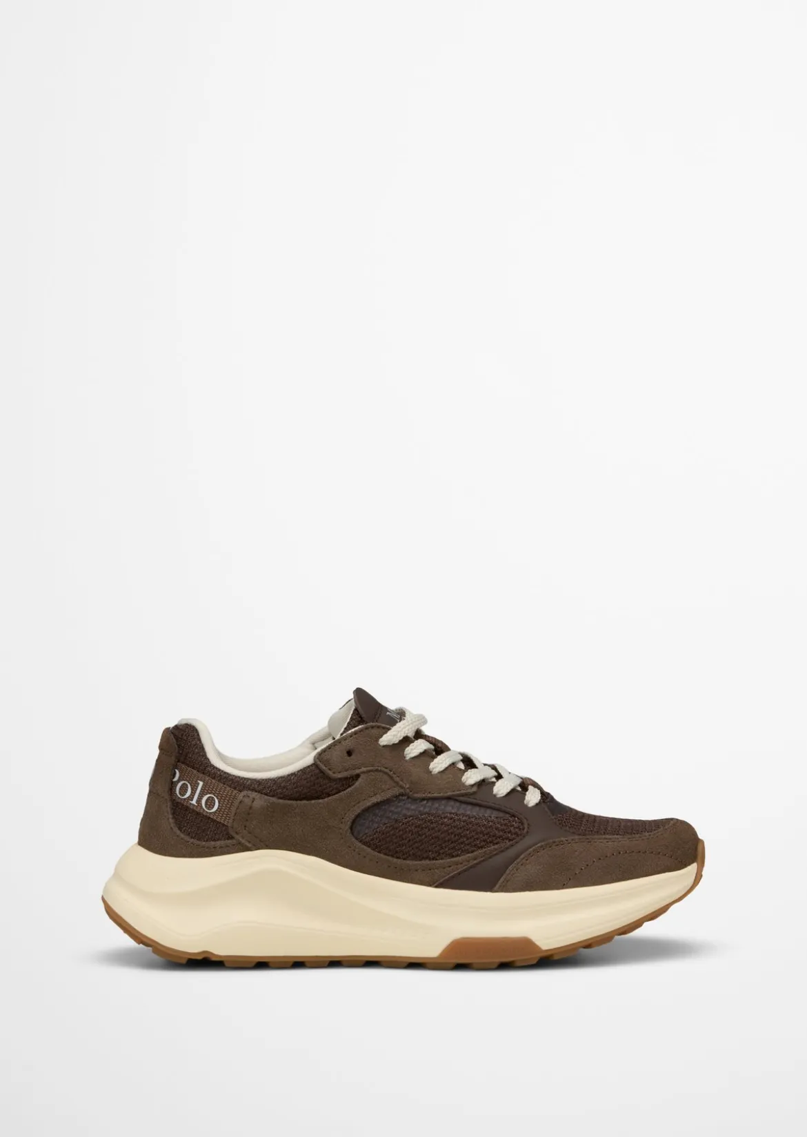 Sneaker Model Liv aus Rindleder mit Mesh-Einsatz