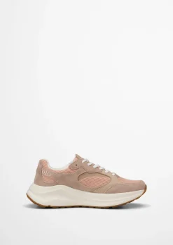 Sneaker Model Liv aus Rindleder mit Mesh-Einsatz