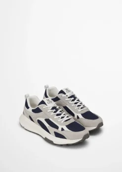 Sneaker Model Louis aus Rindleder und Mesh