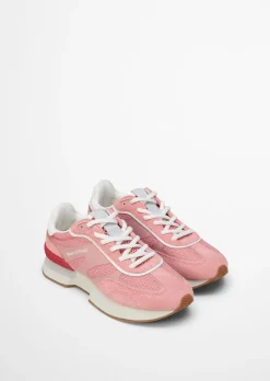 Sneaker Model Mara aus Veloursleder und Mesh