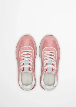 Sneaker Model Mara aus Veloursleder und Mesh