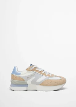 Sneaker Model Mara aus Veloursleder und Mesh