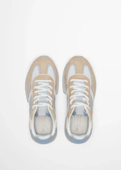 Sneaker Model Mara aus Veloursleder und Mesh
