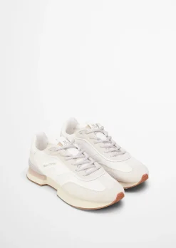 Sneaker Model Mara aus Veloursleder und Mesh
