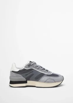 Sneaker Model Mara aus Veloursleder und Mesh