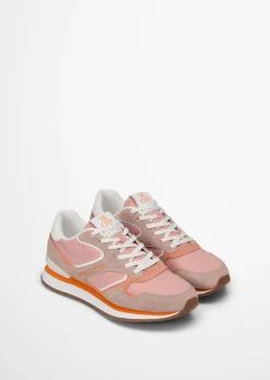 Sneaker Model Maxima aus Rindleder und Nylon