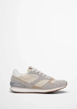 Sneaker Model Maxima aus Rindleder und recyceltem Polyester