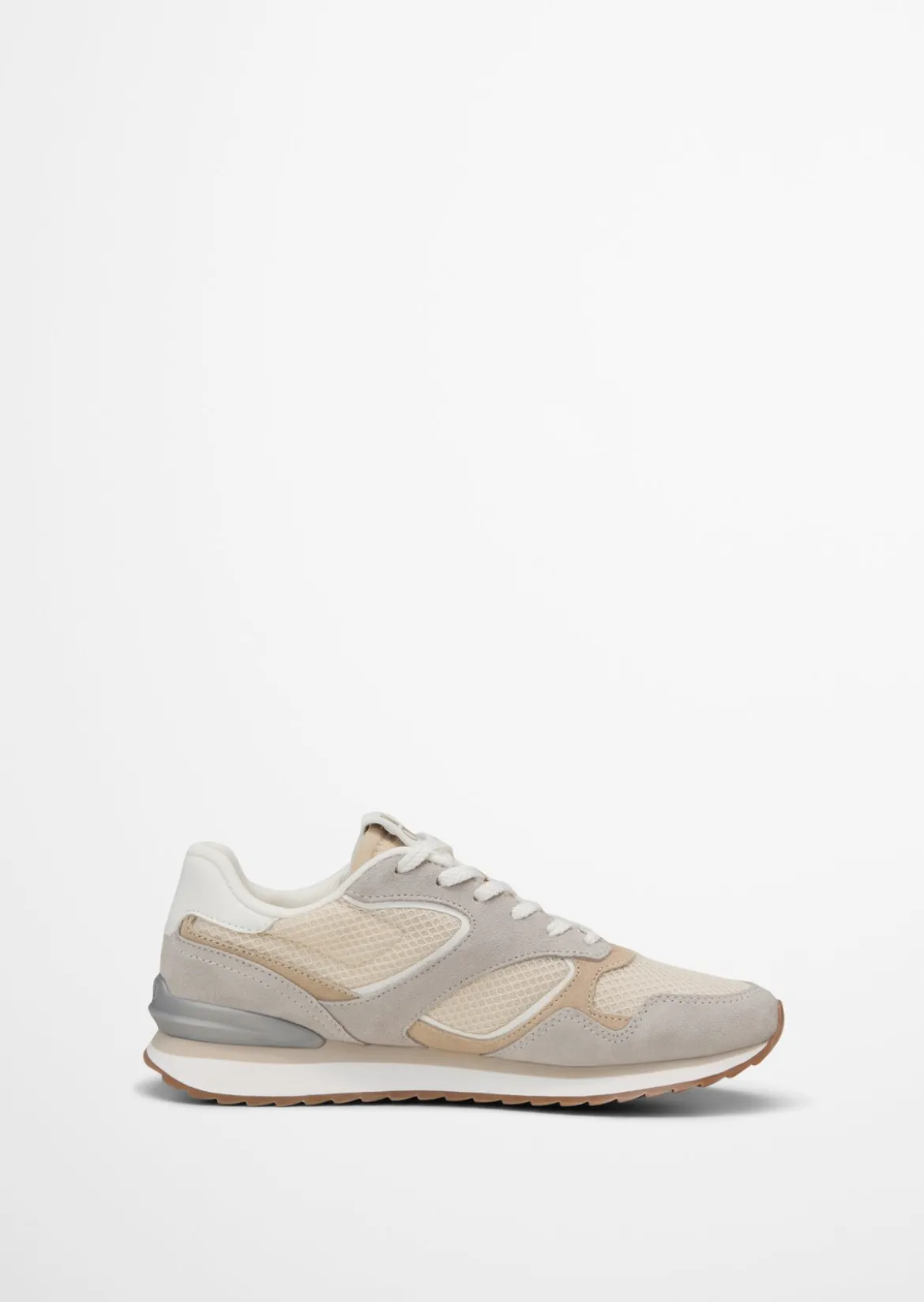 Sneaker Model Maxima aus Rindleder und recyceltem Polyester