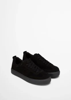 Sneaker Model Zen aus geöltem Veloursleder