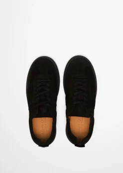 Sneaker Model Zen aus geöltem Veloursleder