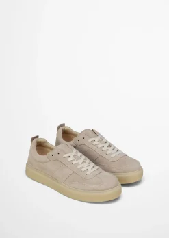 Sneaker Model Zen aus geöltem Veloursleder