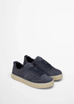 Sneaker Model Zen aus geöltem Veloursleder