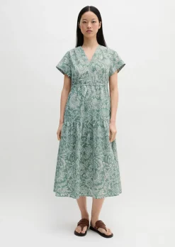 Sommerkleid loose aus bedrucktem Light-Popeline