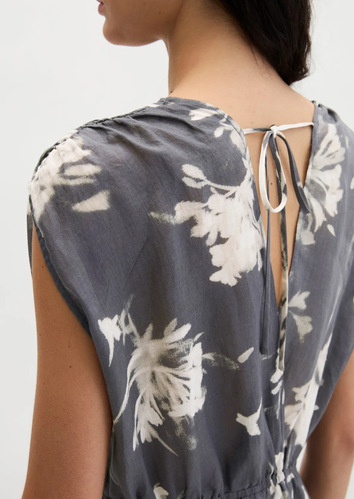 Sommerkleid regular aus weicher Ramiefaser