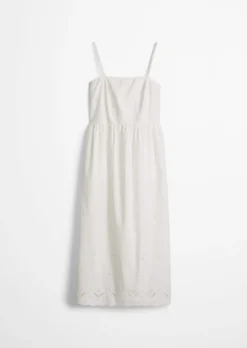 Spitzenkleid slim mit Broderie Anglaise