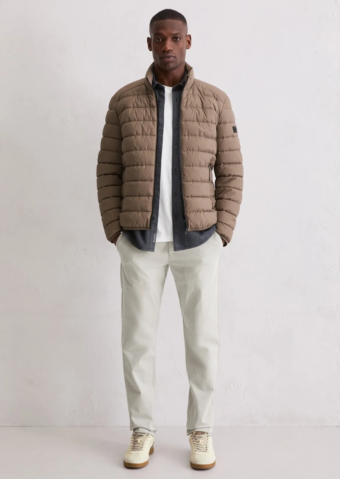 Steppjacke regular aus recyceltem Performance-Polyester