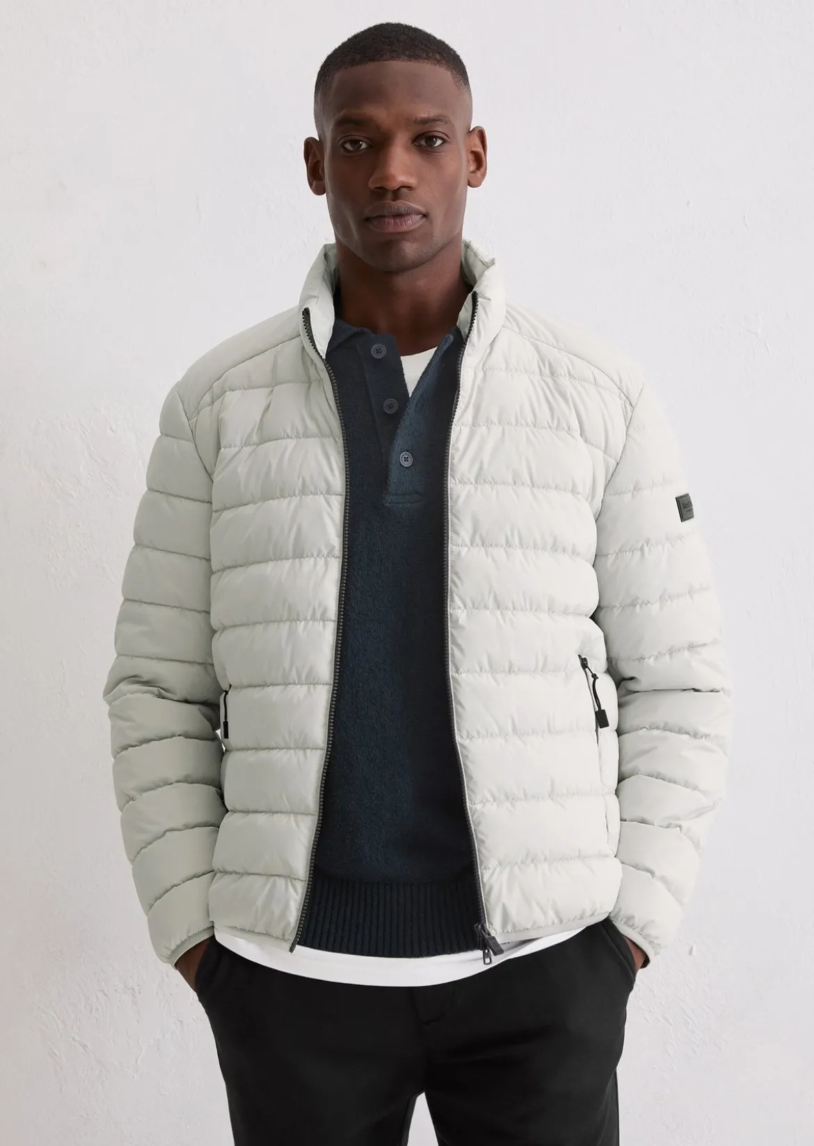Steppjacke regular aus recyceltem Performance-Polyester