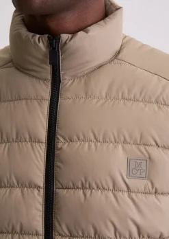 Steppjacke regular mit weichen Scuba-Ärmeln