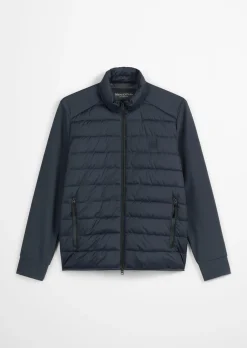 Steppjacke regular mit weichen Scuba-Ärmeln