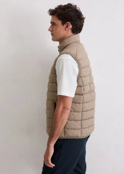 Steppweste regular mit praktischer Packtasche