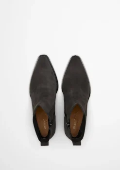 Stiefelette im Western-Stil mit Innenzipper
