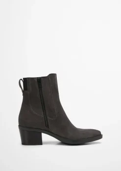 Stiefelette im Western-Stil mit Innenzipper