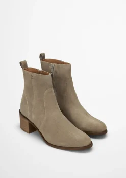 Stiefelette Model Marcia aus weichem Veloursleder