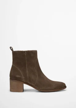 Stiefelette Model Marcia aus weichem Veloursleder