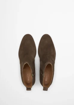 Stiefelette Model Marcia aus weichem Veloursleder
