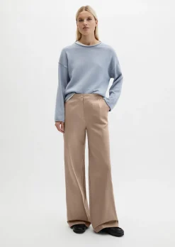 Straight Leg Pants aus Clean Cotton Twill