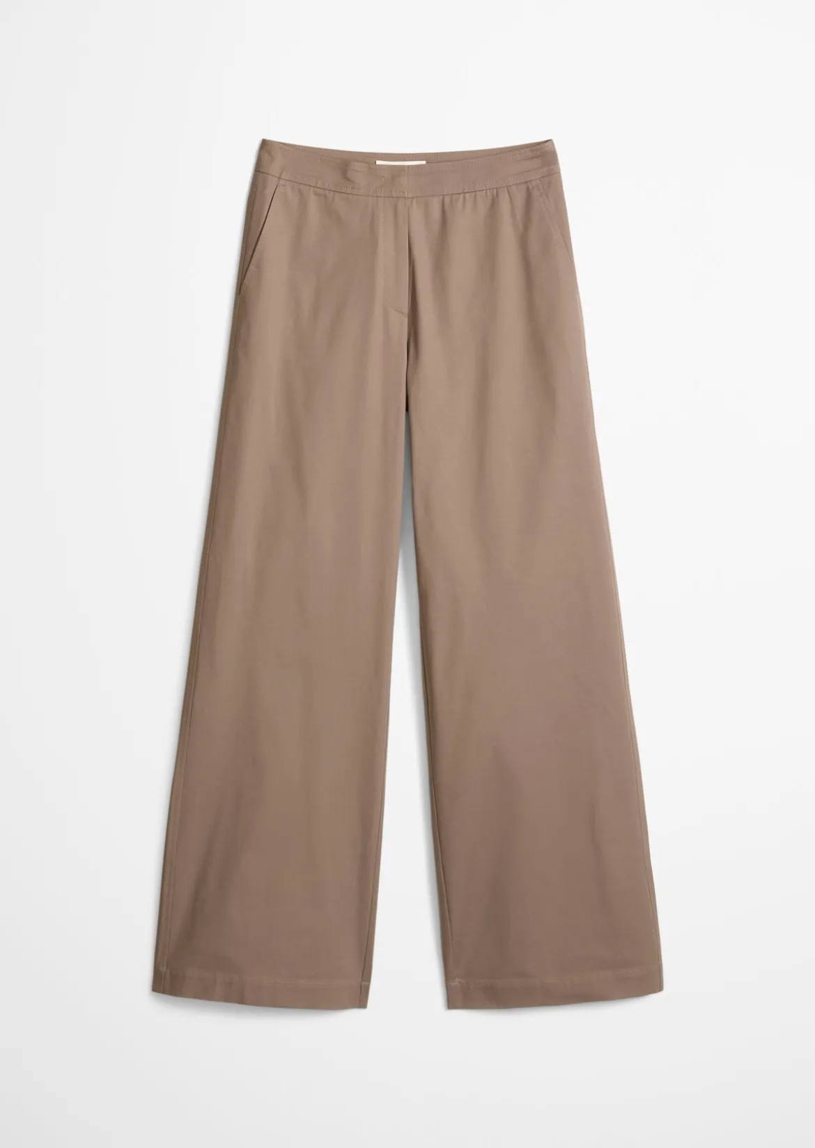 Straight Leg Pants aus Clean Cotton Twill