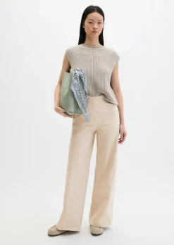Straight Leg Pants aus Clean Cotton Twill