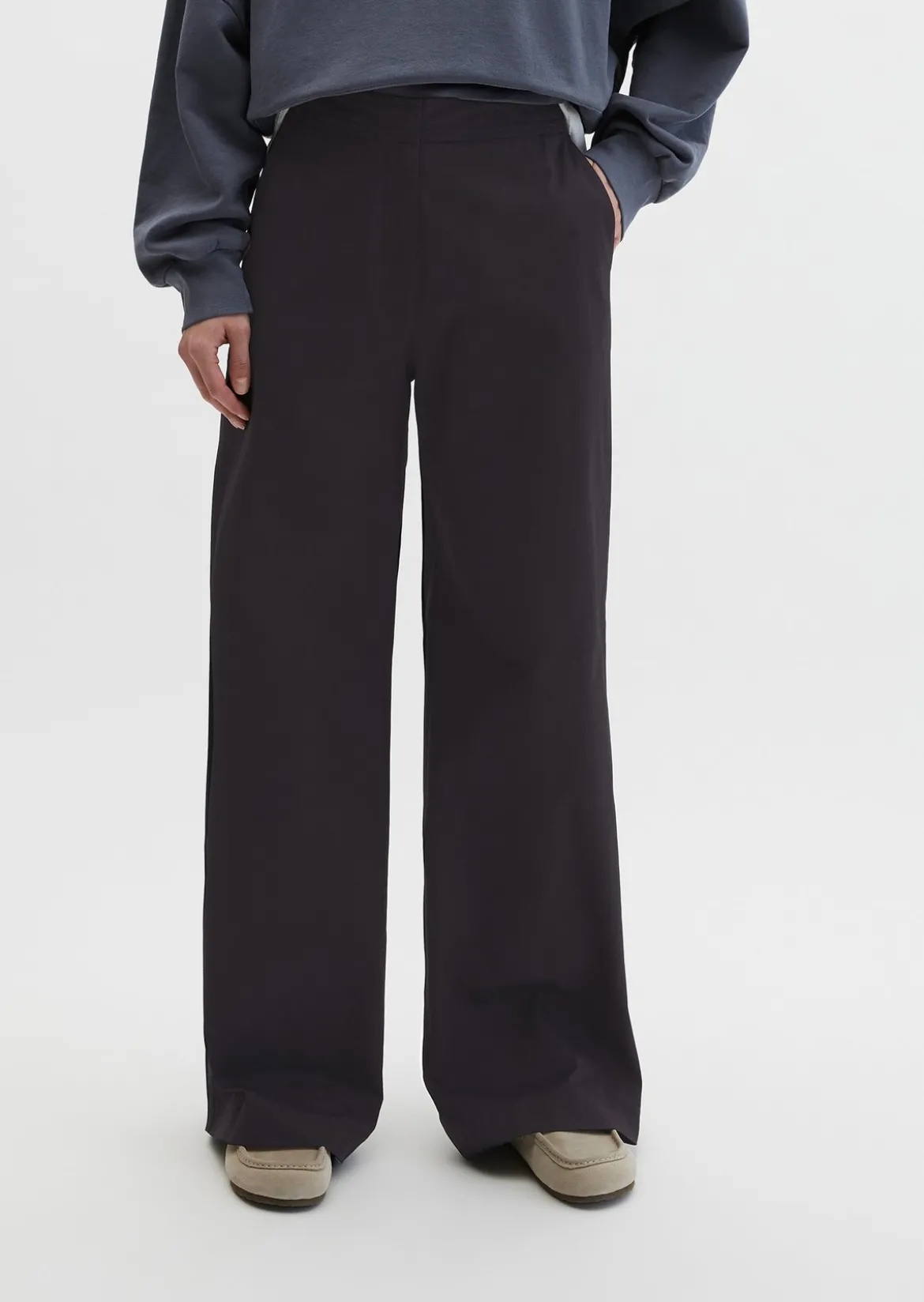 Straight Leg Pants aus Clean Cotton Twill
