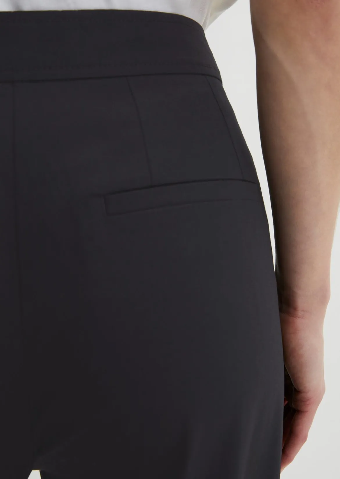 Straight Leg Pants aus Clean Cotton Twill
