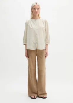 Streifen-Bluse A-Shape aus Organic-Cotton-Viskose-Mix