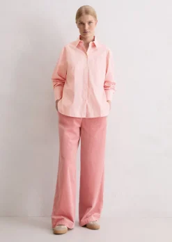 Streifenbluse oversize aus Premium-Baumwoll-Popeline