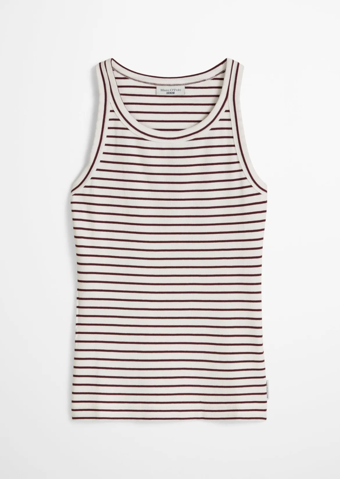 Streifen-Tanktop slim aus Organic Cotton