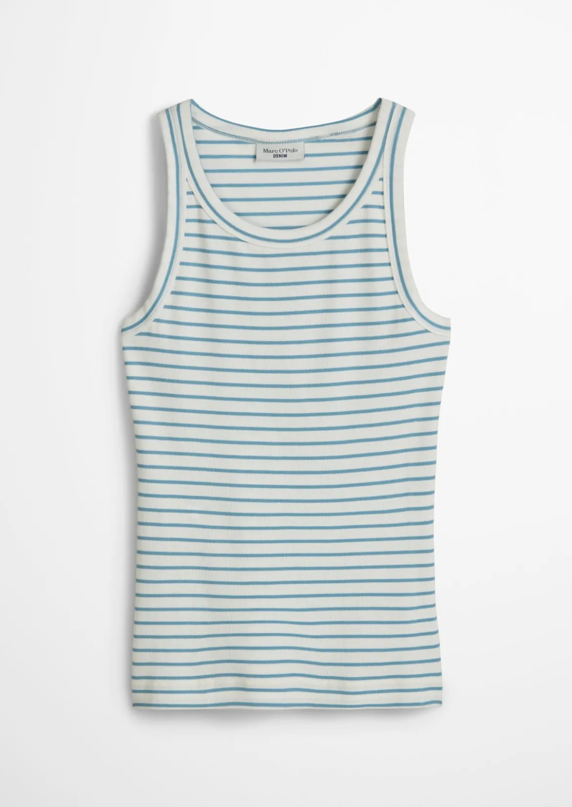 Streifen-Tanktop slim aus Organic Cotton