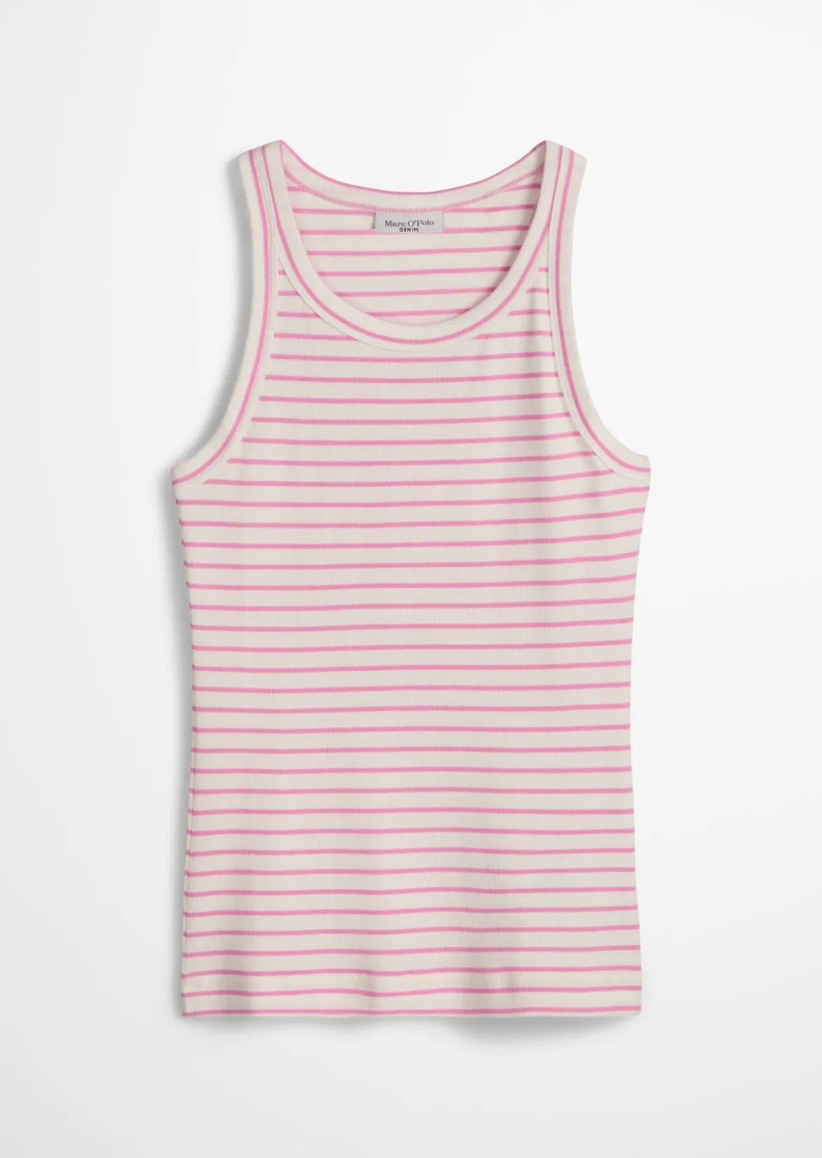 Streifen-Tanktop slim aus Organic Cotton