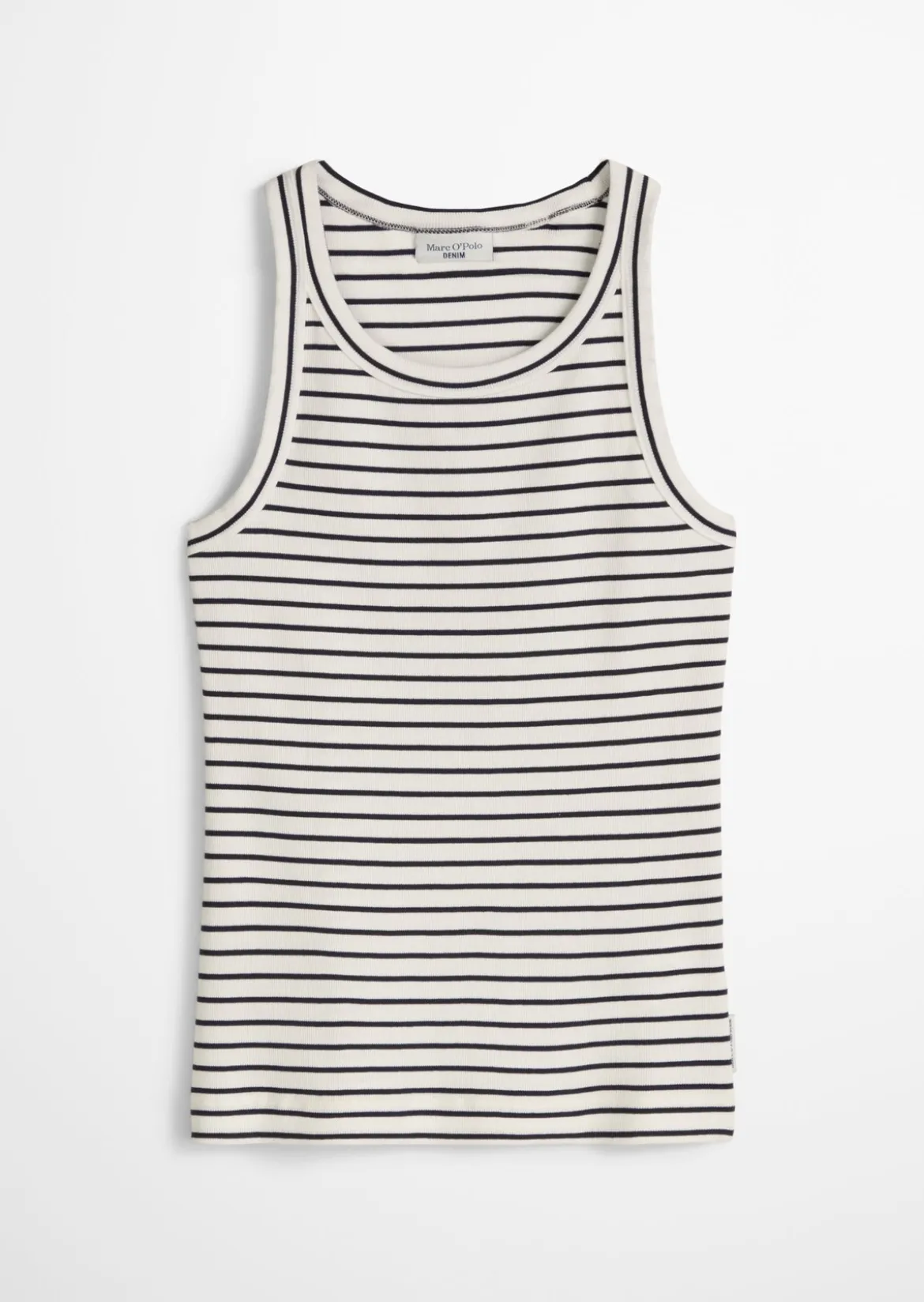 Streifen-Tanktop slim aus Organic Cotton
