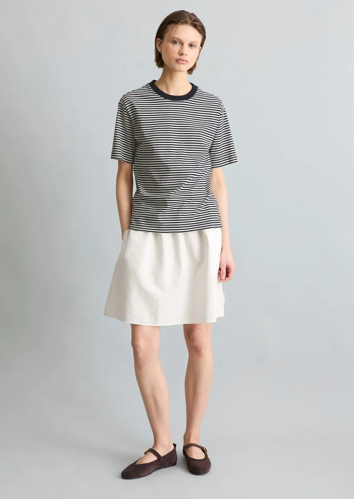 Streifen-T-Shirt regular aus Organic Cotton