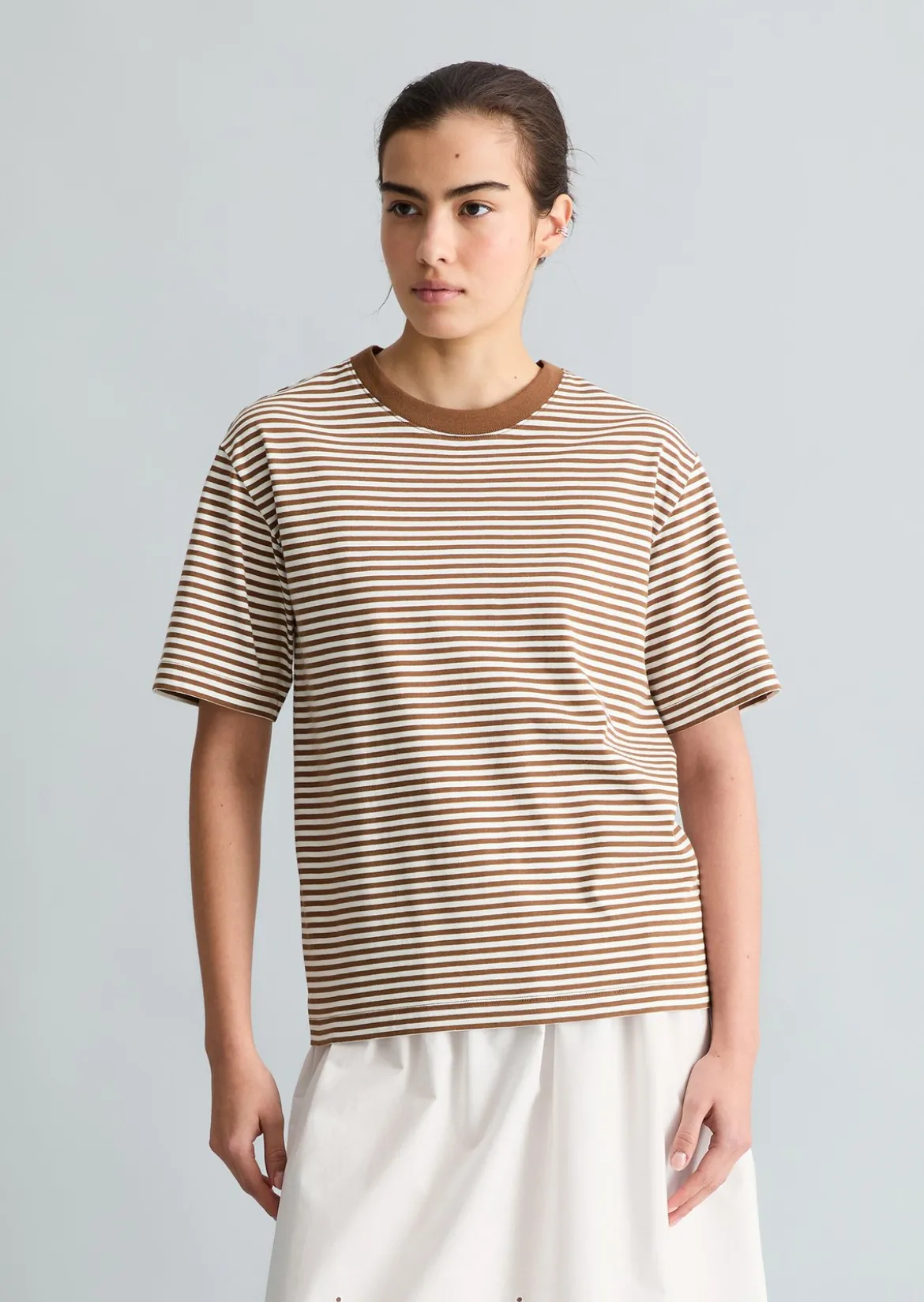 Streifen-T-Shirt regular aus Organic Cotton
