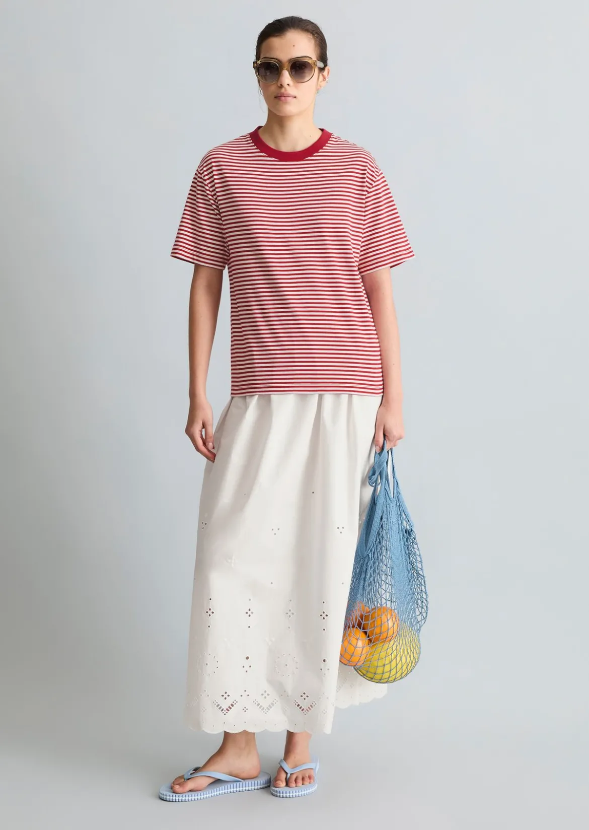 Streifen-T-Shirt regular aus Organic Cotton