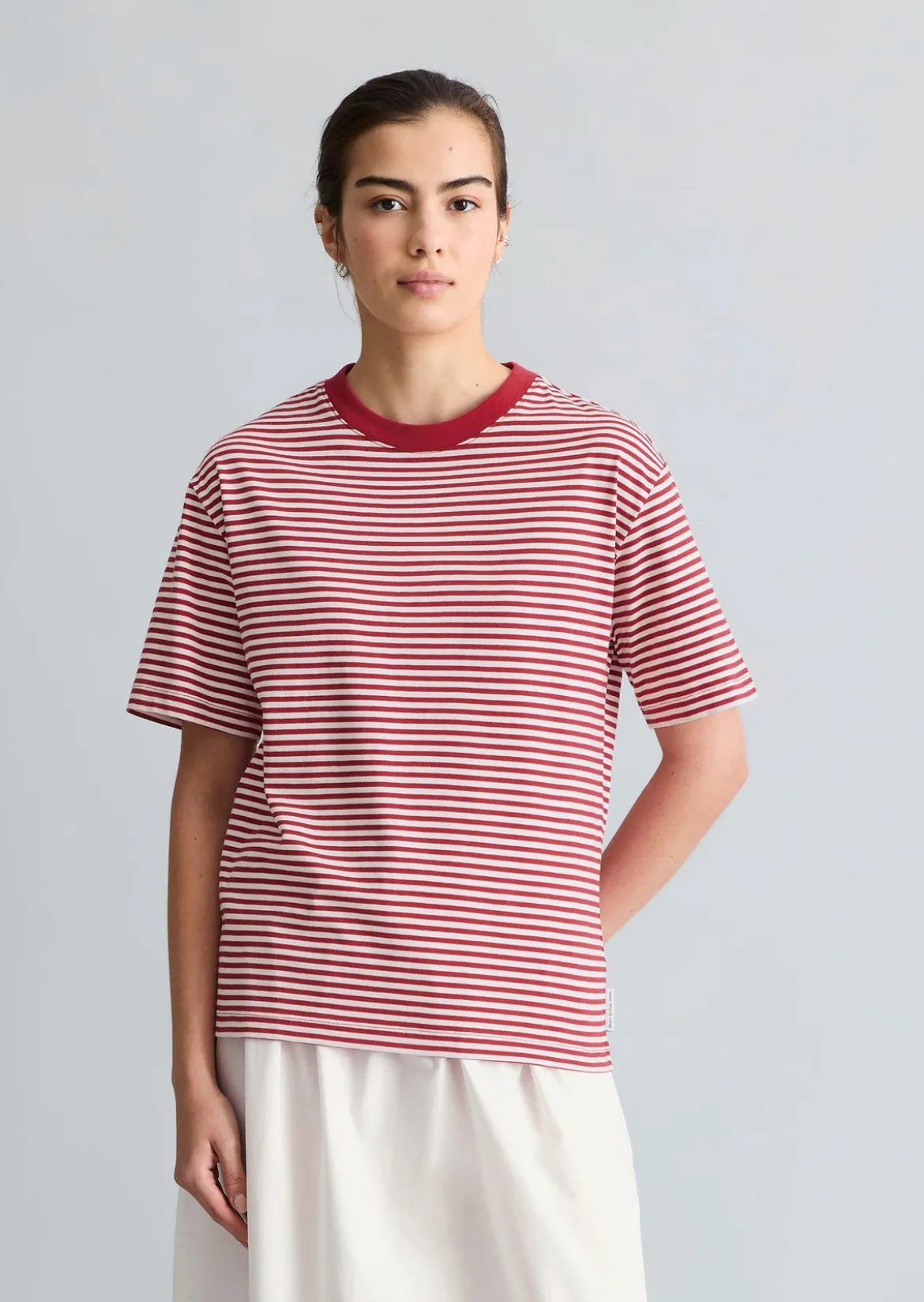 Streifen-T-Shirt regular aus Organic Cotton
