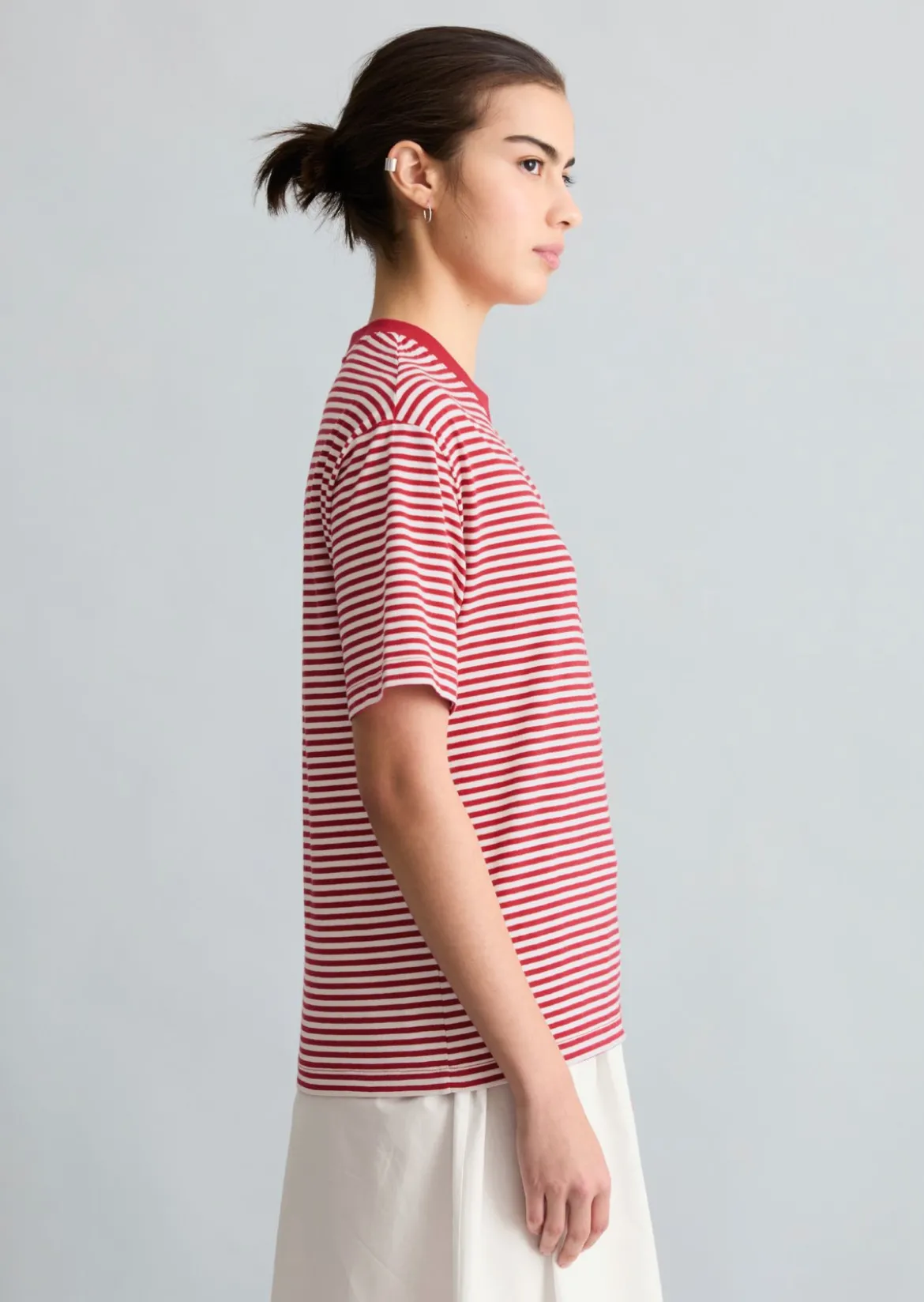 Streifen-T-Shirt regular aus Organic Cotton