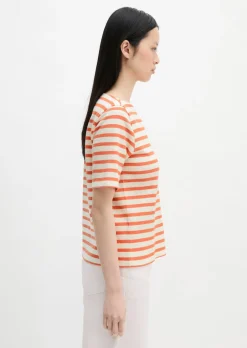Streifen-T-Shirt straight aus weichem Jersey