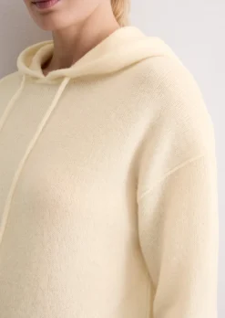 Strick-Hoodie regular aus flauschiger Lambswool